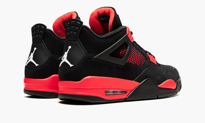 Air Jordan 4 Retro Red Thunder Sneakers - Performance Runner