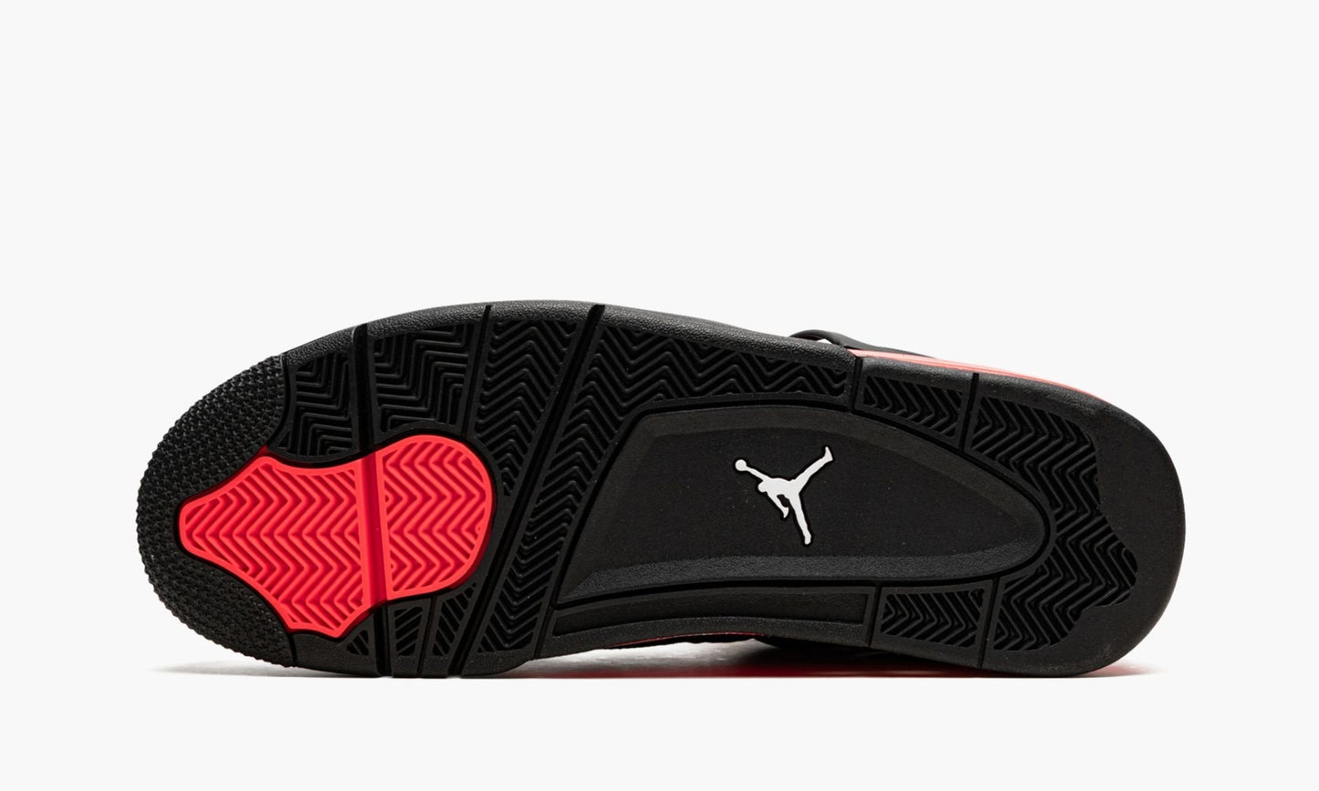 Air Jordan 4 Retro Red Thunder Sneakers - Performance Runner