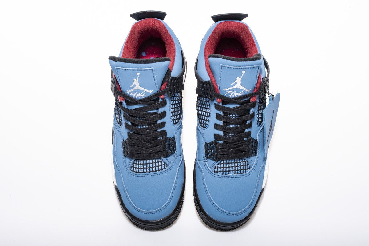 Air Jordan 4 Retro TraviScots Cactus Jack Sneakers - Signature Series