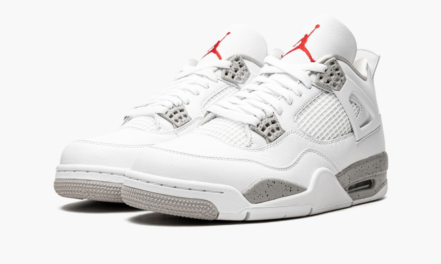 Air Jordan 4 Retro White Oreo Sneakers - Performance Runner