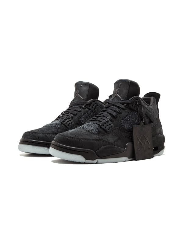 Air Jordan 4 x KAWRS Black Sneakers - Elite Edition | Instant Classic