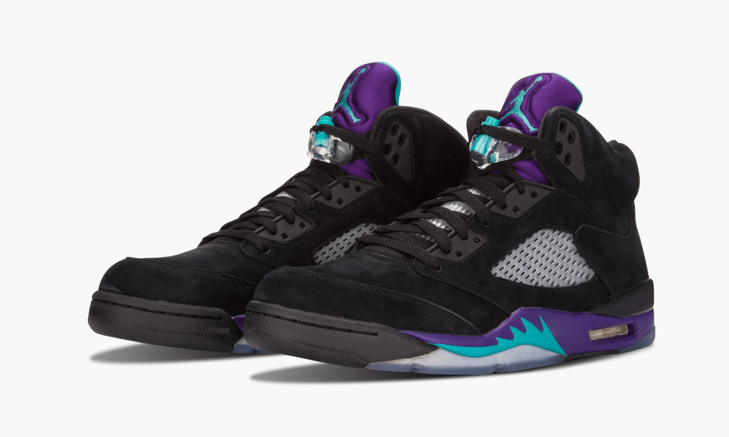 Air Jordan 5 Retro Black Grape Sneakers - Collector's Edition