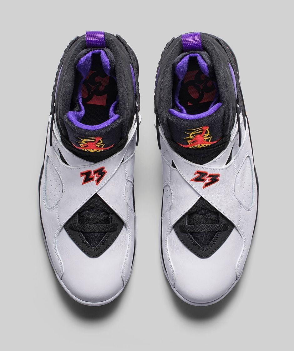 Air Jordan 8 Retro Three Peat Sneakers - All-Day Comfort