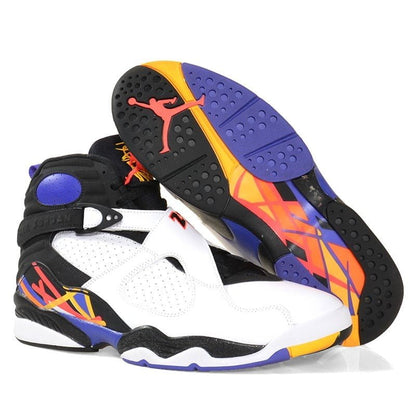 Air Jordan 8 Retro Three Peat Sneakers - All-Day Comfort