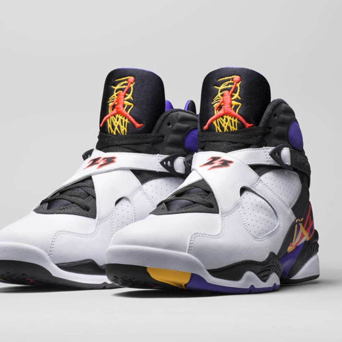 Air Jordan 8 Retro Three Peat Sneakers - All-Day Comfort