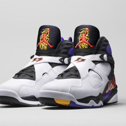 Air Jordan 8 Retro Three Peat Sneakers - All-Day Comfort