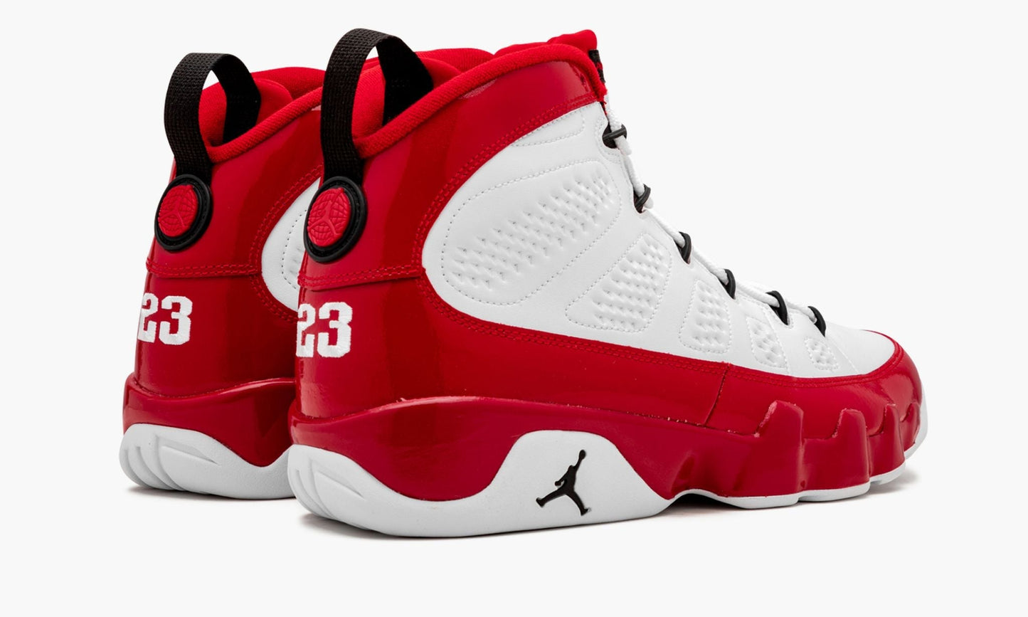 Air Jordan 9 White/Red/Black Sneakers - Heritage Edition