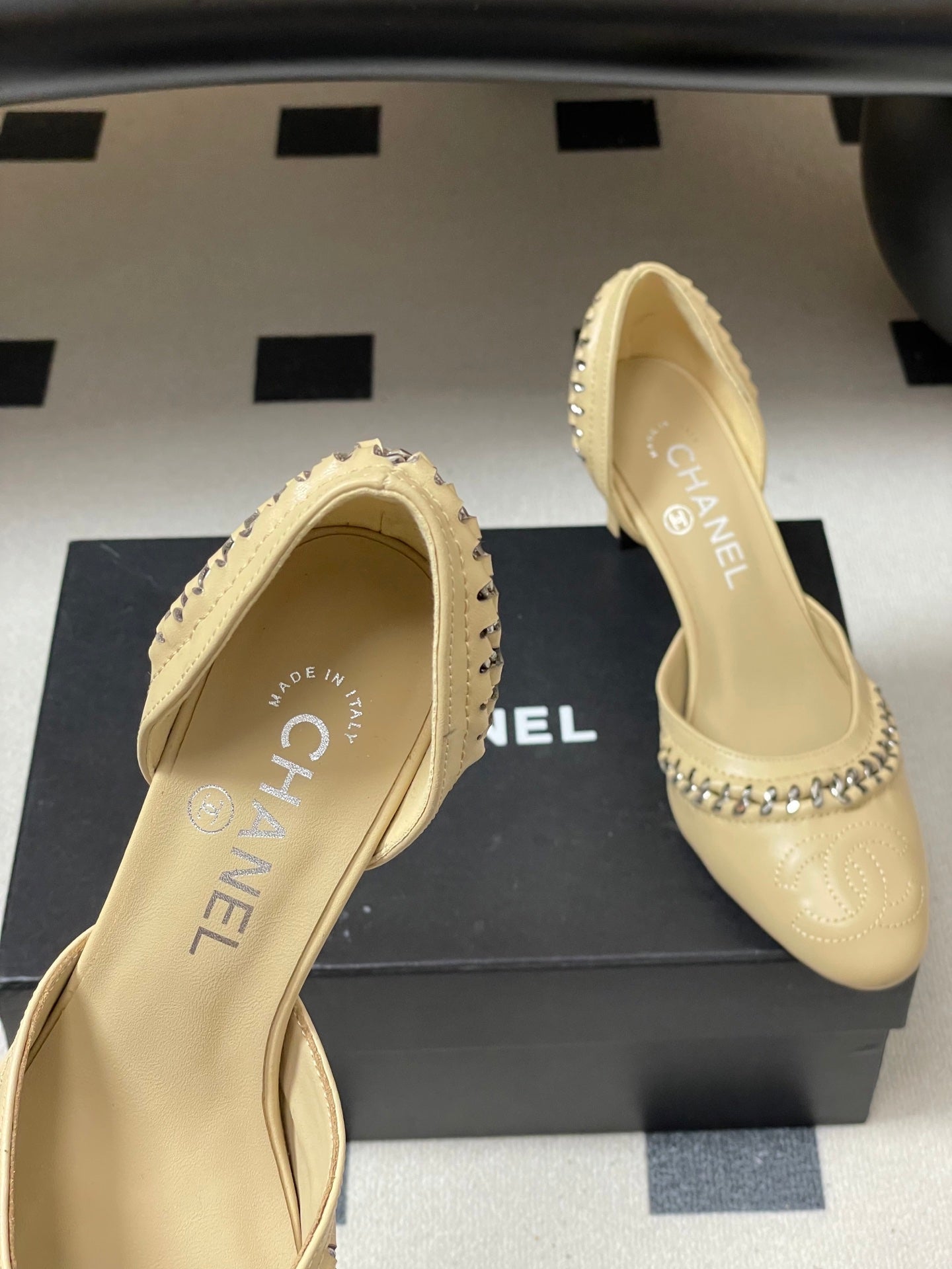 CC 2026 Embroidered Heel 70 Mary Jane Sheepskin