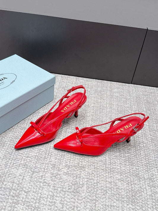 Prada 2026 Slingback 75mm Leather 855695