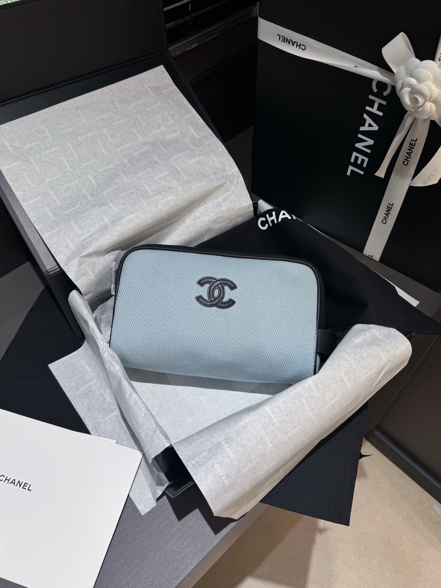 Chanel 2026 Toiletry Bag 22cm Canvas