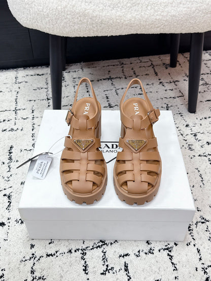 Prada 2026 Monolith Sandals 90mm Rubber 769827