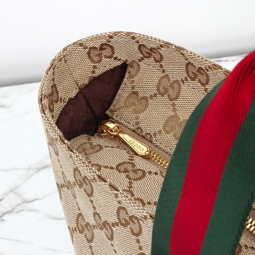 Gucci 2026 Tote Bag 29cm Brown Canvas