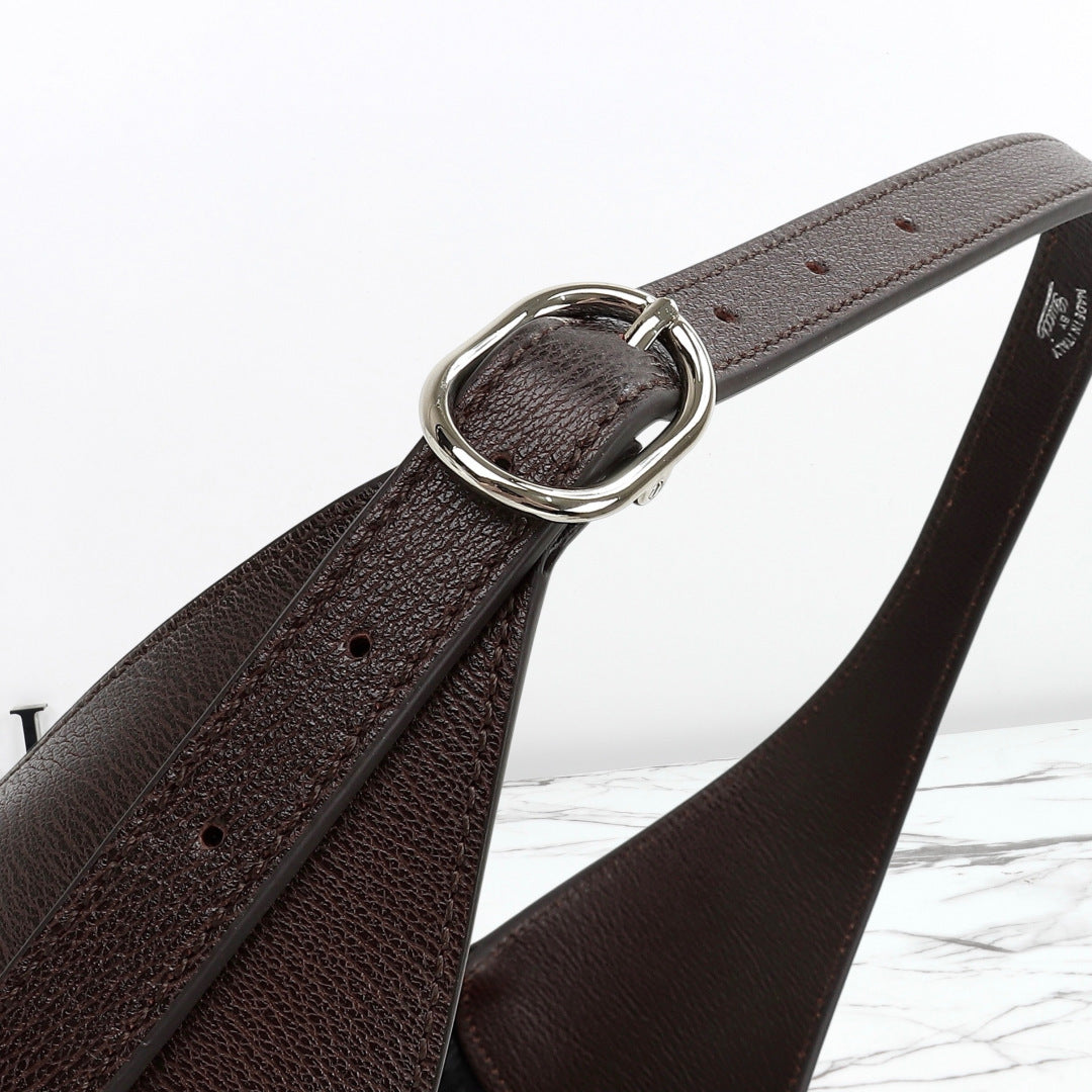 Gucci 2026 Jackie 1961 40cm Dark Brown Canvas Leather