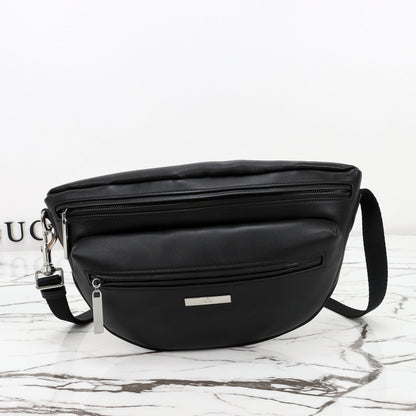 Gucci 2026 Tag Crossbody Bag 30cm Canvas And Calfskin