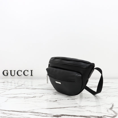 Gucci 2026 Tag Crossbody Bag 30cm Canvas And Calfskin