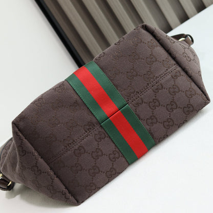 Gucci 2026 Giglio Shoulder Bag 25cm Canvas Calfskin