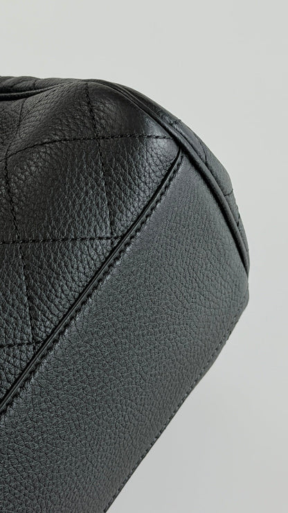 Chanel 2026 Shopping Bag 38cm Black Calfskin