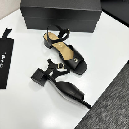 CC 2026 Mary Jane Sandals 45 Black Cowhide 668114