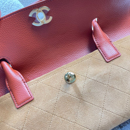 Chanel 2026 Urban Essentials East West Bag 31cm Suede Leather