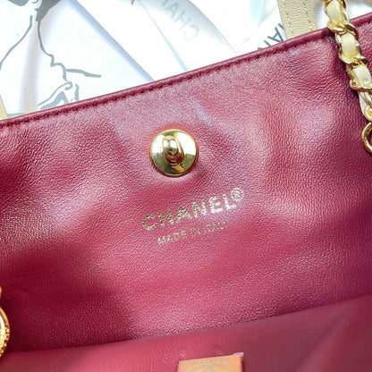 Chanel 2026 Shooping Bag 28.5cm Calfskin With Gold Metal 378587