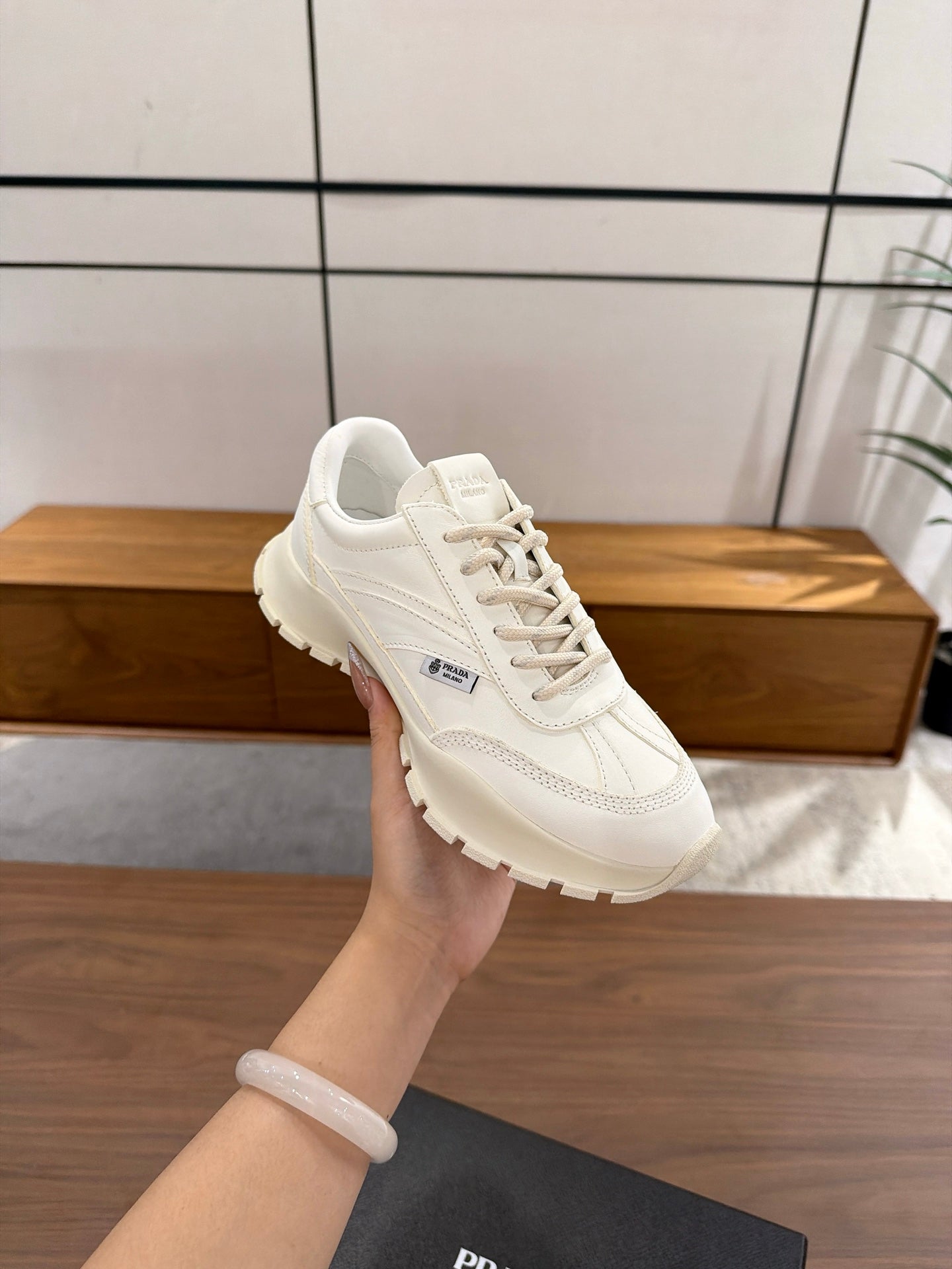 Prada 2026 Sneaker White Leather 855960