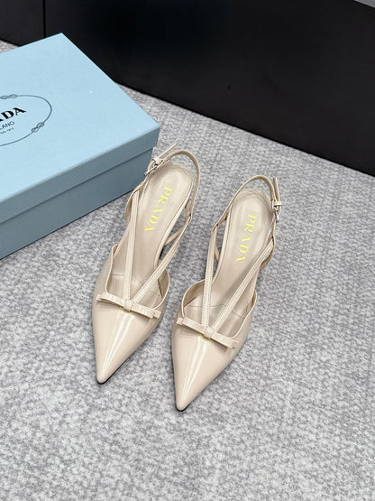 Prada 2026 Slingback 75mm Leather 855695