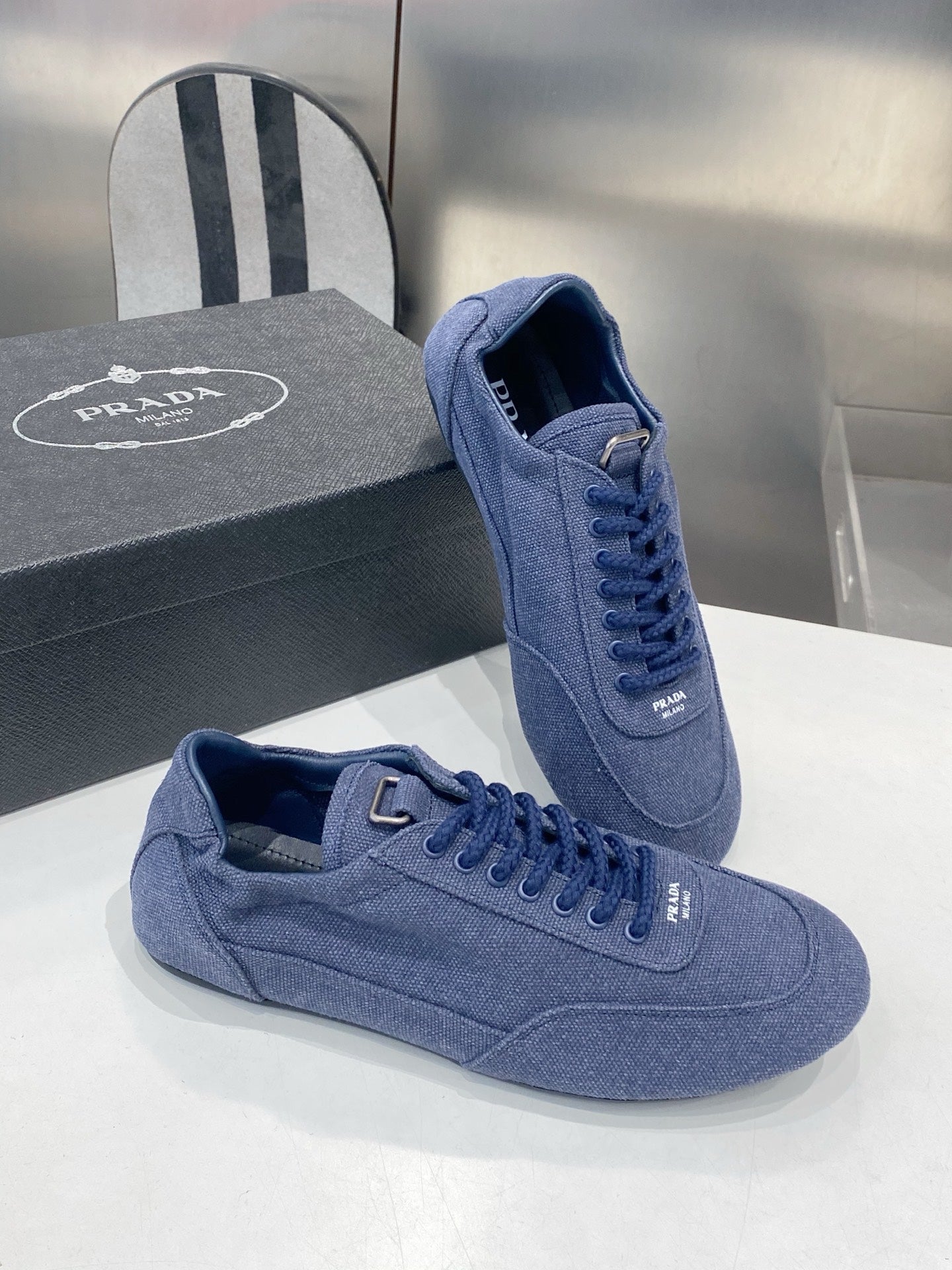 PRA 26S Casual Sneaker Dark Blue Canvas 628551