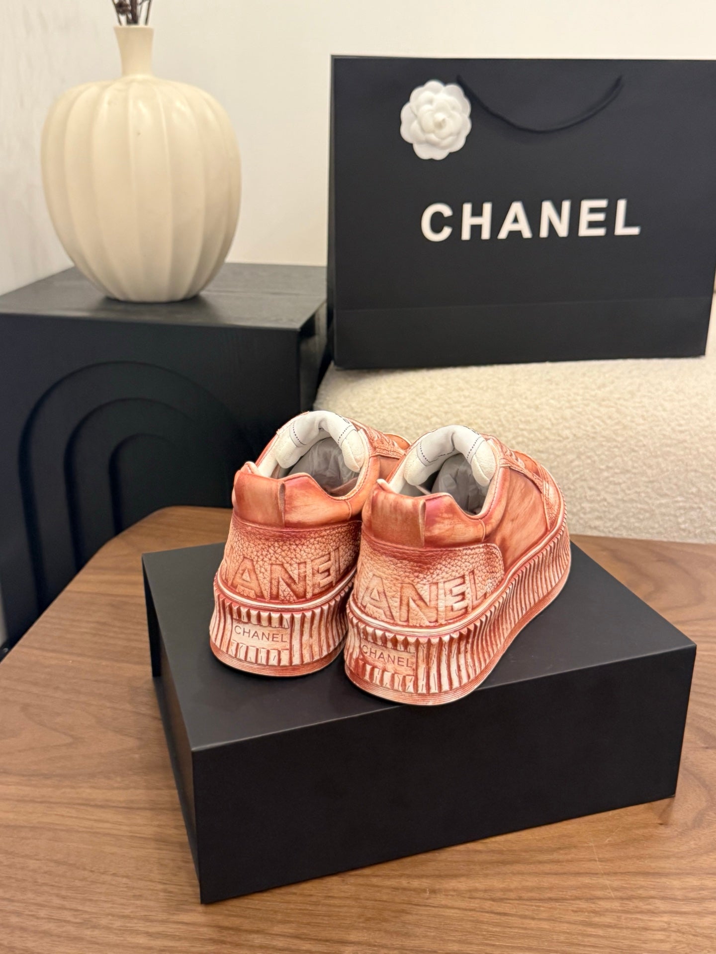 CC 26s Casual Sneaker Coral Orange Leather 183616
