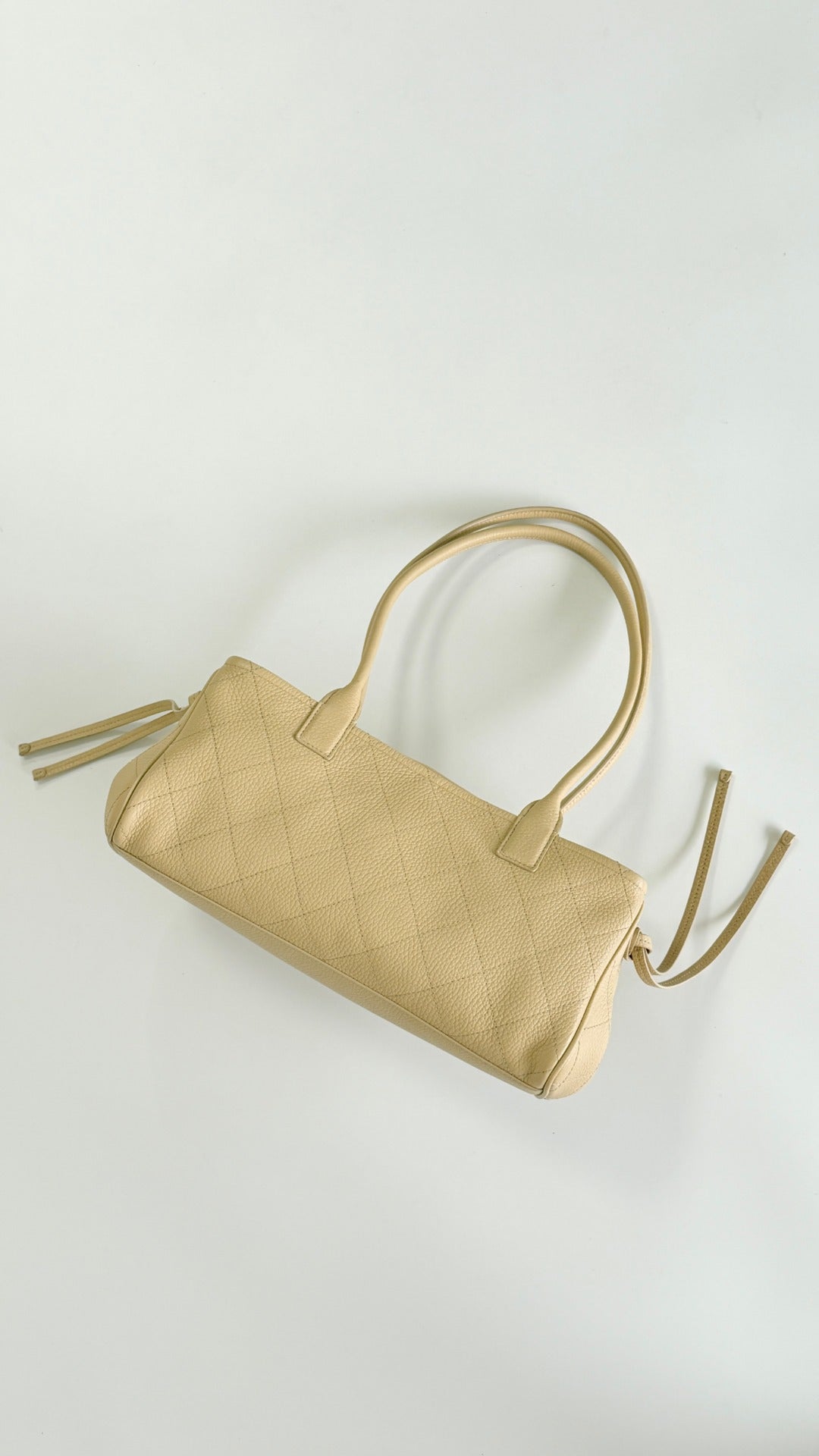 Chanel 2026 Shopping Bag 30.5cm Beige Grained Calfskin