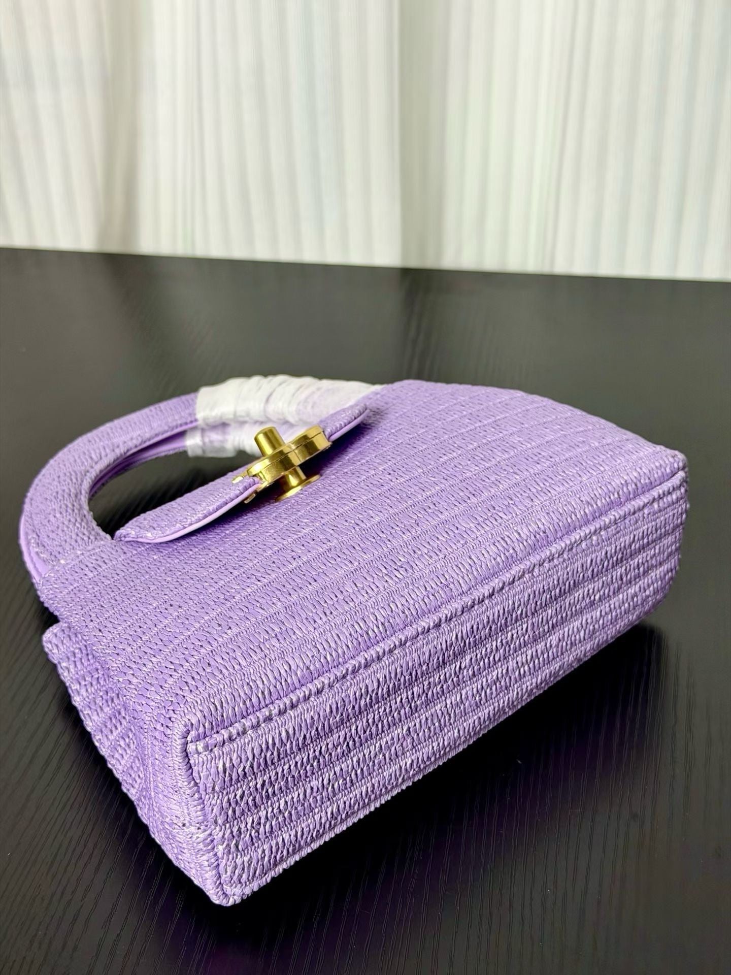 Chanel Kelly 2026 Bag 19cm Purple Woven Leather