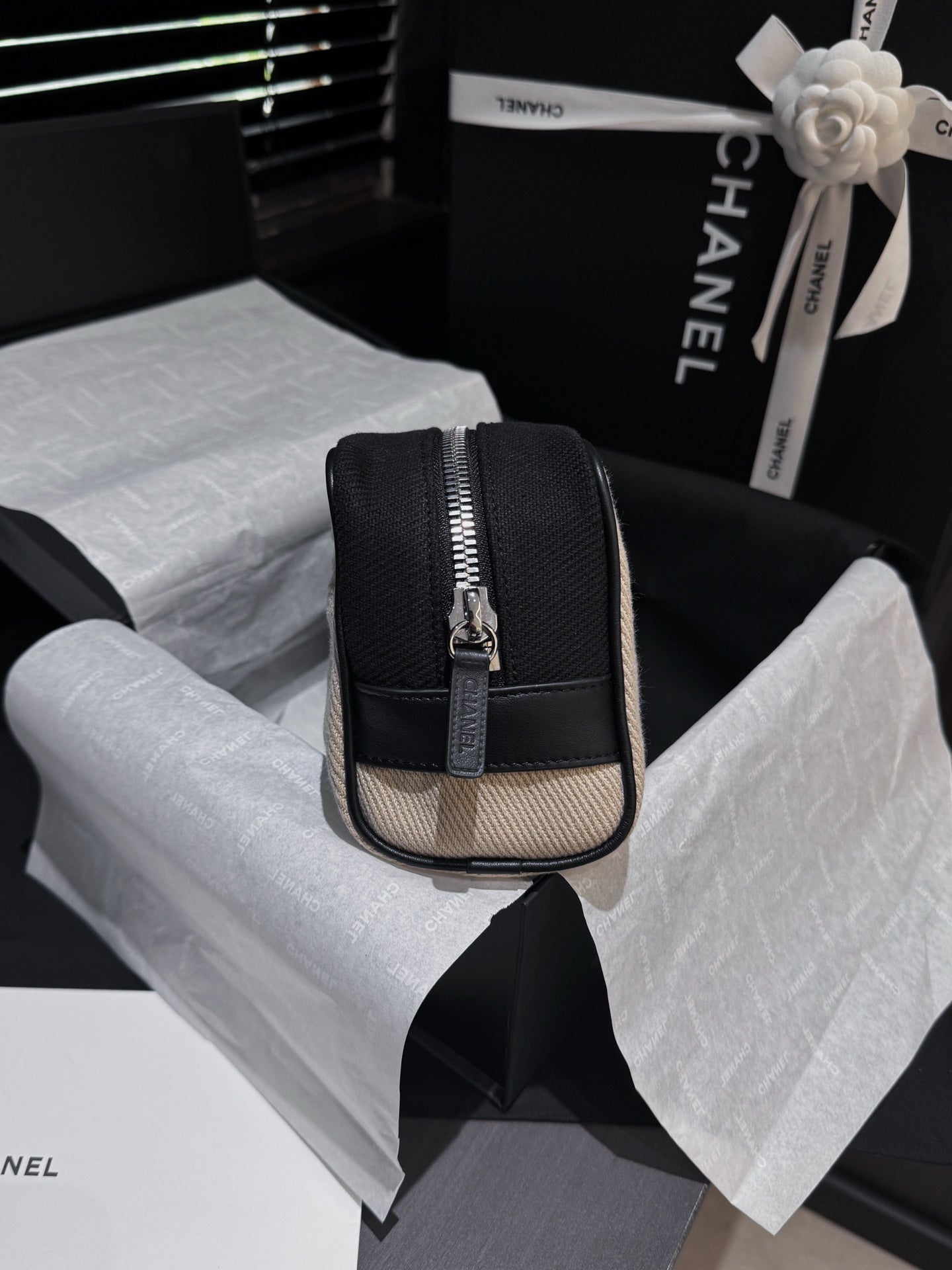 Chanel 2026 Toiletry Bag 22cm Canvas
