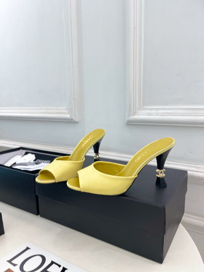 Chanel 2026 Mary Jane High Heels 9cm Lambskin Sheepskin Leather 832335