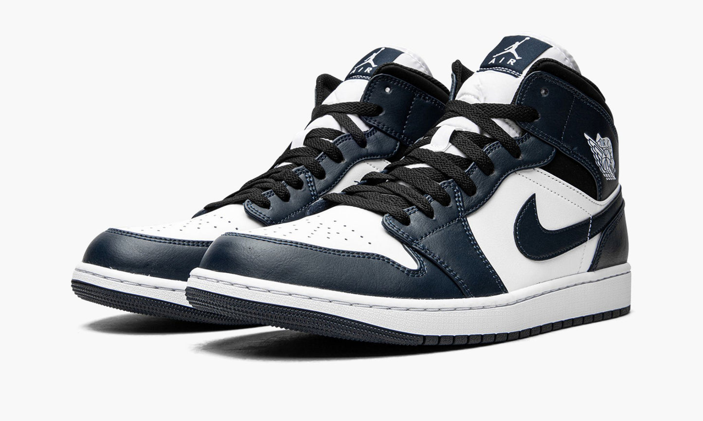 Jordan 1 Mid Armory Navy Sneakers - Hall of Fame | Designer Kicks
