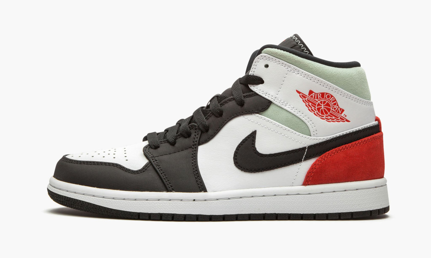 Jordan 1 Mid SE “Red Grey Black Toe” Sneakers - Performance Runner