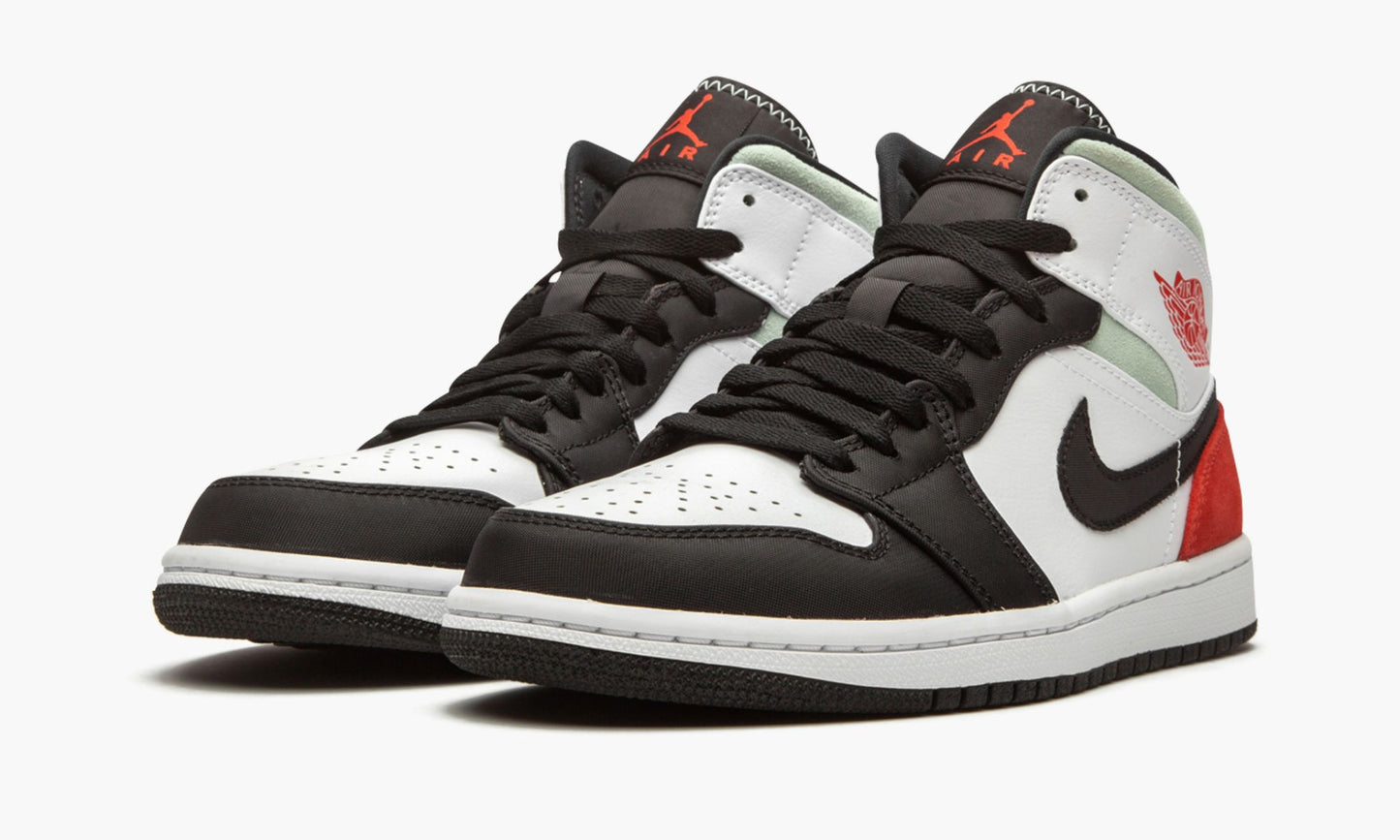 Jordan 1 Mid SE “Red Grey Black Toe” Sneakers - Performance Runner
