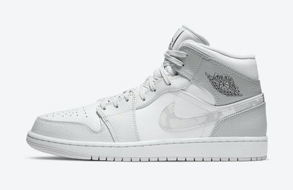 Jordan 1 MID SE GS Grey Camo Swoosh DC9035 Sneakers - Hype Release