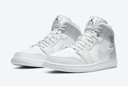 Jordan 1 MID SE GS Grey Camo Swoosh DC9035 Sneakers - Hype Release