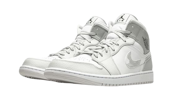 Jordan 1 Mid White Camo Sneakers - Heritage Edition | Exclusive Drop