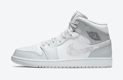 Jordan 1 Mid White Camo Sneakers - Heritage Edition | Exclusive Drop
