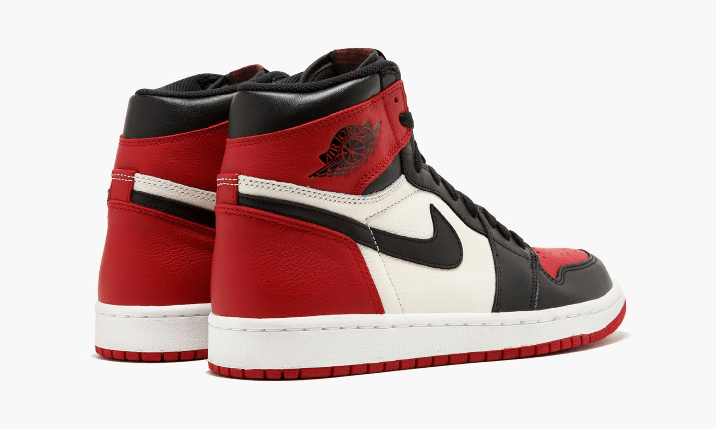 Jordan 1 Retro High “Bred Toe” Sneakers - Vintage Inspired