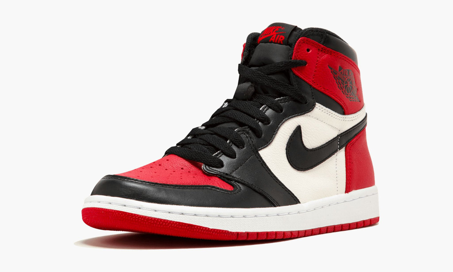 Jordan 1 Retro High “Bred Toe” Sneakers - Vintage Inspired