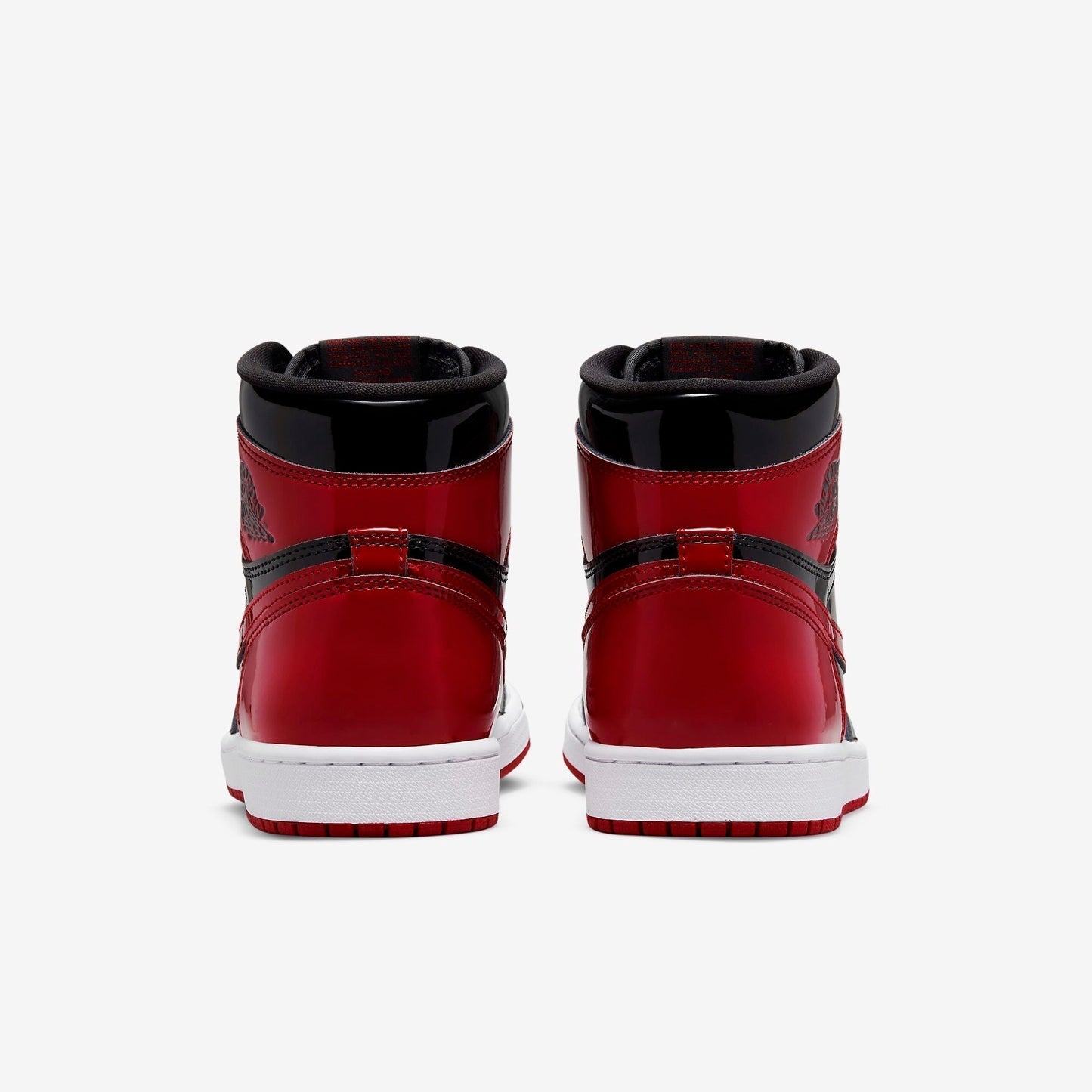 Jordan 1 Retro High OG Patent Bred Sneakers - Collaboration Release