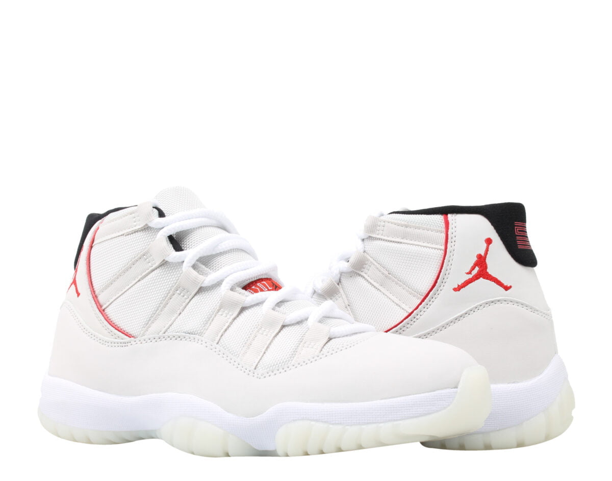 Jordan 11 Retro Platinum Tint Sneakers - Cushioned Stride