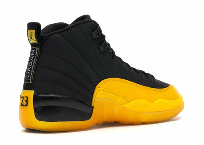 Jordan 12 Retro Black University Gold Sneakers - Basketball Legend