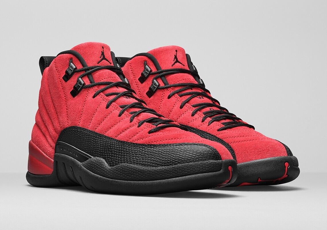 Jordan 12 Retro Reverse Flu Game Sneakers - Modern Classic