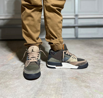 Jordan 3 Retro Patchwork Camo Sneakers - Collaboration Release