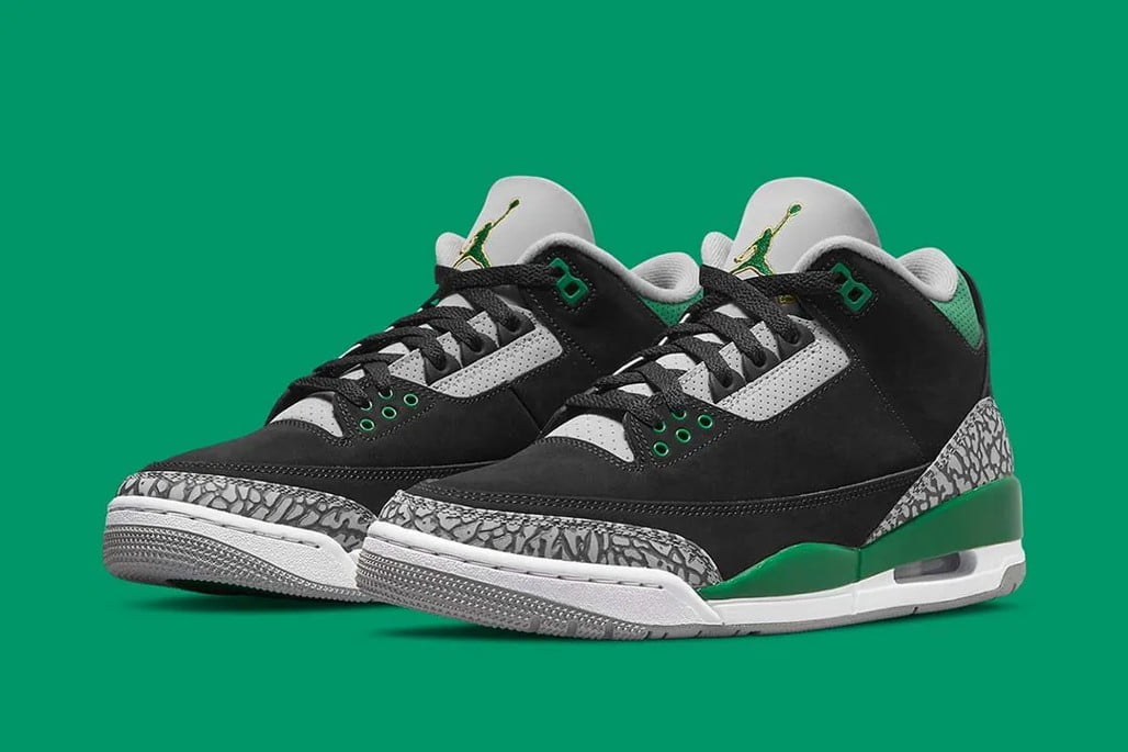 Jordan 3 Retro Pine Green Sneakers - Retro Runner | Top Pick