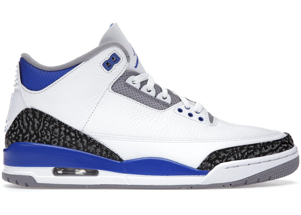 Jordan 3 Retro Racer Blue Sneakers - Head-Turner | Collector's Pick