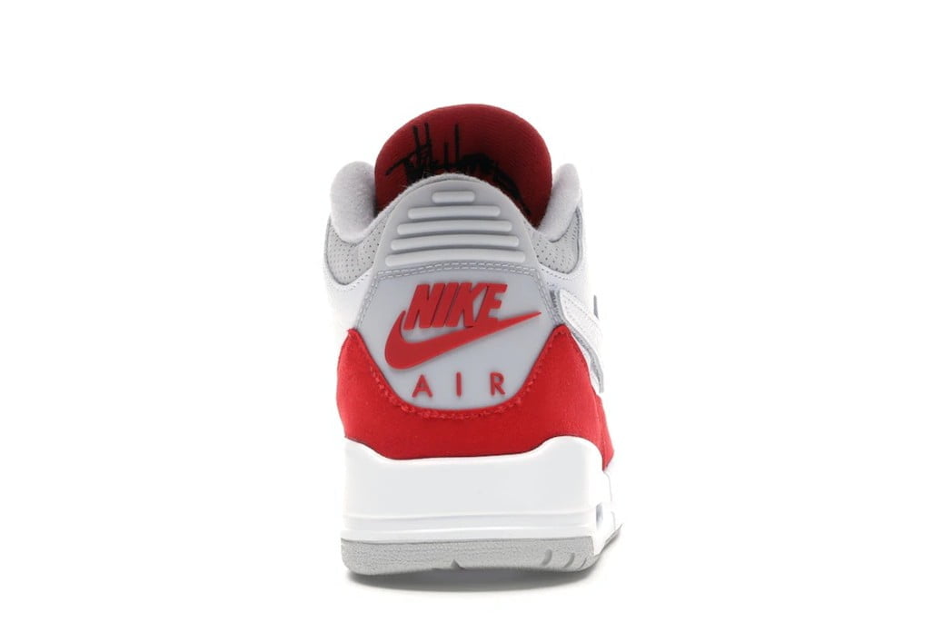 Jordan 3 Retro Tinker White University Red Sneakers - Basketball Legend