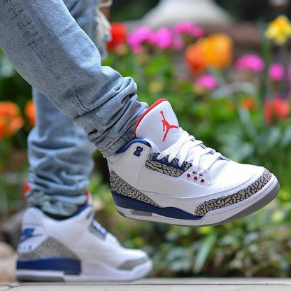 Jordan 3 Retro True Blue Sneakers - All-Day Comfort | Hype Sneaker